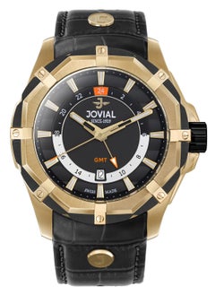 Jovial JOVIAL 12042GGLQ13, GMT, MERIDIAN COLLECTION combines precision and global versatility with its GMT function, perfect for those who navigate time across borders.  - Image 1