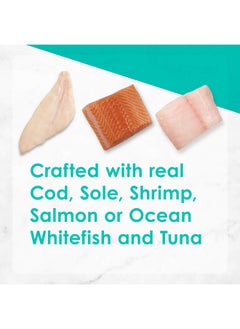 Fancy Feast Y Feast Seafood Classic Pate Collection Grain Free Wet Cat Food Variety Pack  (Pack Of 24) 3 Oz. Cans  - Image 5