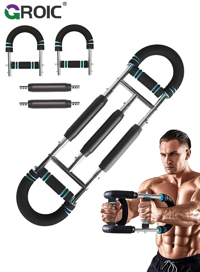 GROIC Twister Arm Trainer Adjustable Chest Workout Equipment for Men & Women, Home Gym Strength Trainer, Muscle Builder & Strength Training - 40-60kg - Image 1