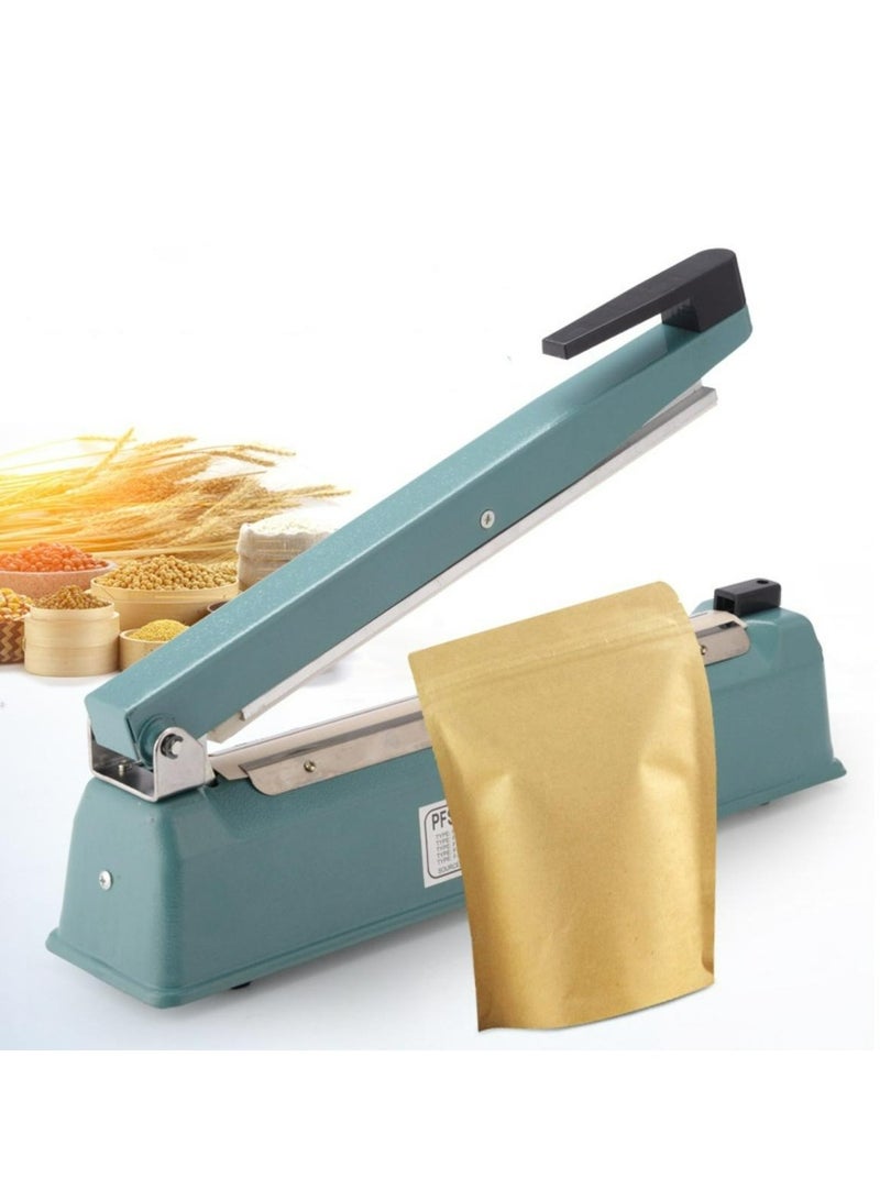 Denx Electric Manual Hand Impulse Heat Sealer Sealing Packaging Machine For Plastic Packet Pouch Bag Polybag Packing Kitchen Seal Package Polybag's Sealing Machine - Image 2