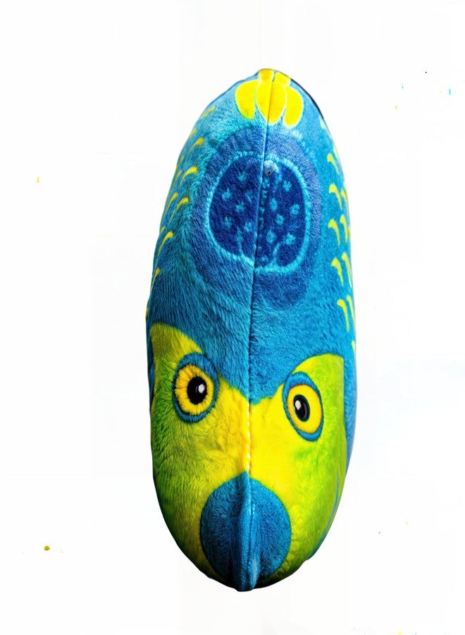 MARQUEONN® 3D Soft Fish Stuffed Toy, Cute Fish Plush Toy Pillow for Home, Office, Cafe, Shop Decoration, Gift - 27 cm (Blue) - Image 4