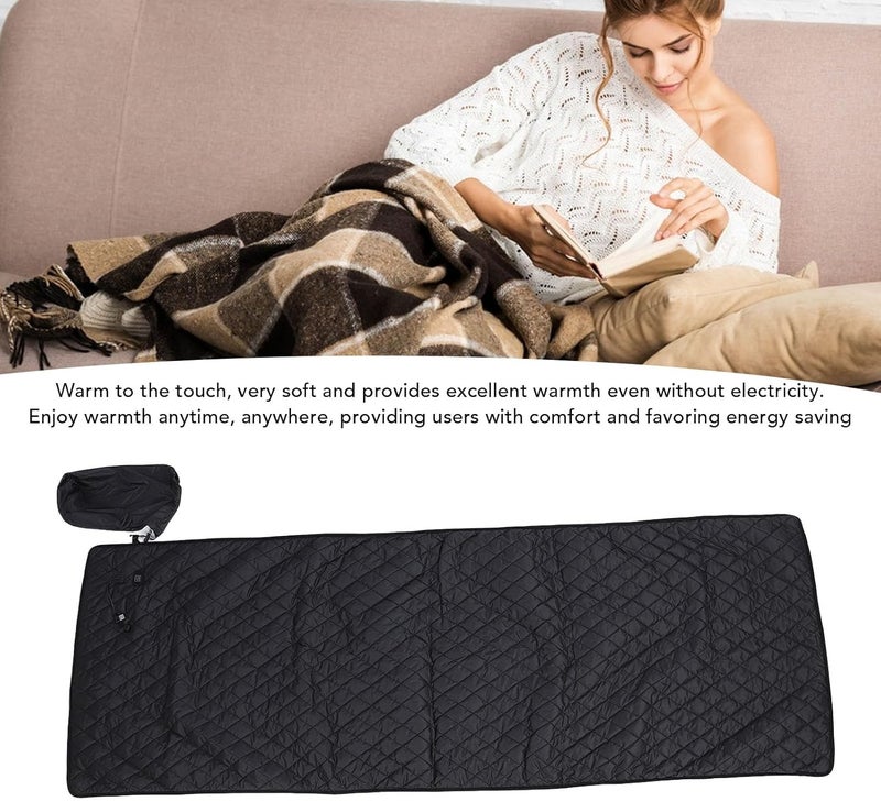 Electric Heated Blanket Soft Comfortable Multifunctional Warm Throw for Home and Office (Style 2) - Image 5