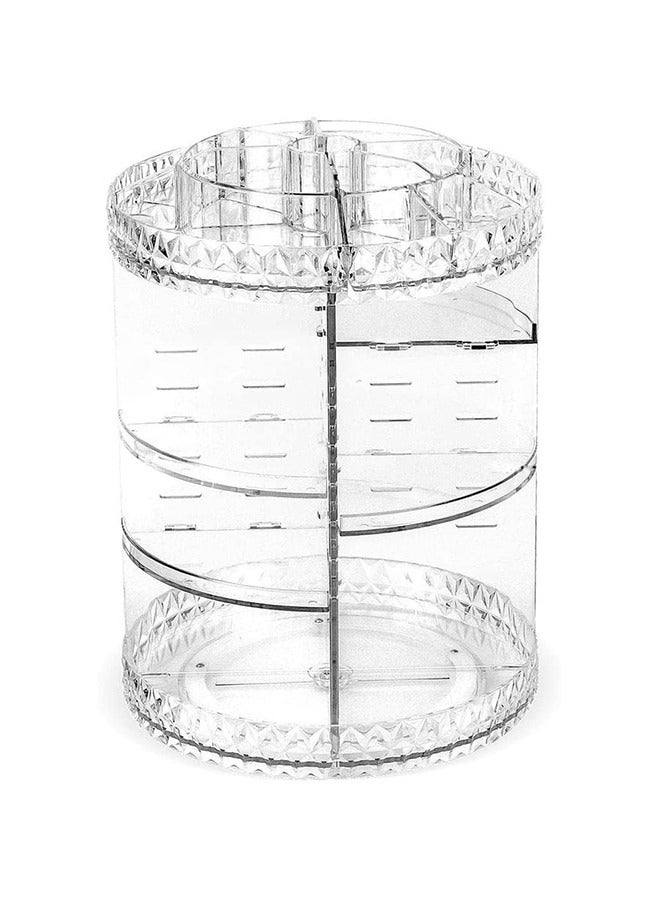 Yameem Makeup Organizer 360 Degree Rotating Adjustable Multi-Function Cosmetic Storage - Image 1