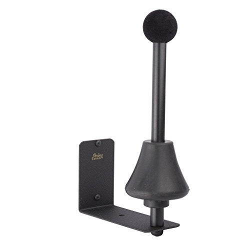 String Swing حامل ساكسفون سوبرانو وفلوجهورن - حامل حائط مسطح لسوبرانو ساكس - ملحقات الحامل للمنزل أو غرفة الفرقة أو الاستوديو - أدوات موسيقية آمنة بدون صناديق صلبة - صنع في الولايات المتحدة الأمريكية - Image 1