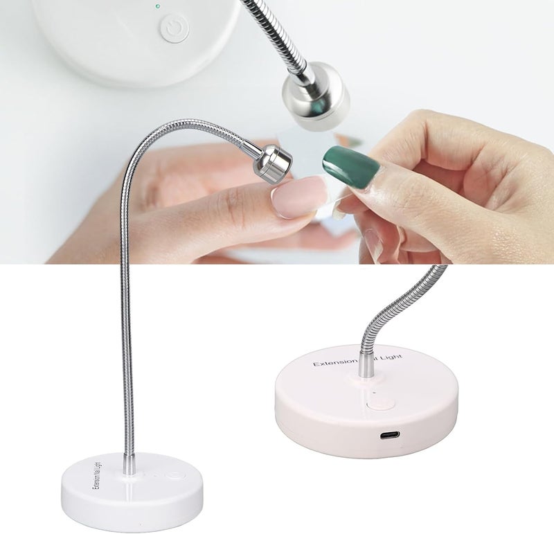 مصباح LED صغير لأظافر الجل 3 واط جهاز تجفيف جل الأظافر مدخل USB ضوء علاج فلاش للأظافر تجفيف سريع للأظافر مصباح معالجة جل تمديد الأظافر للاستخدام في الهواء الطلق