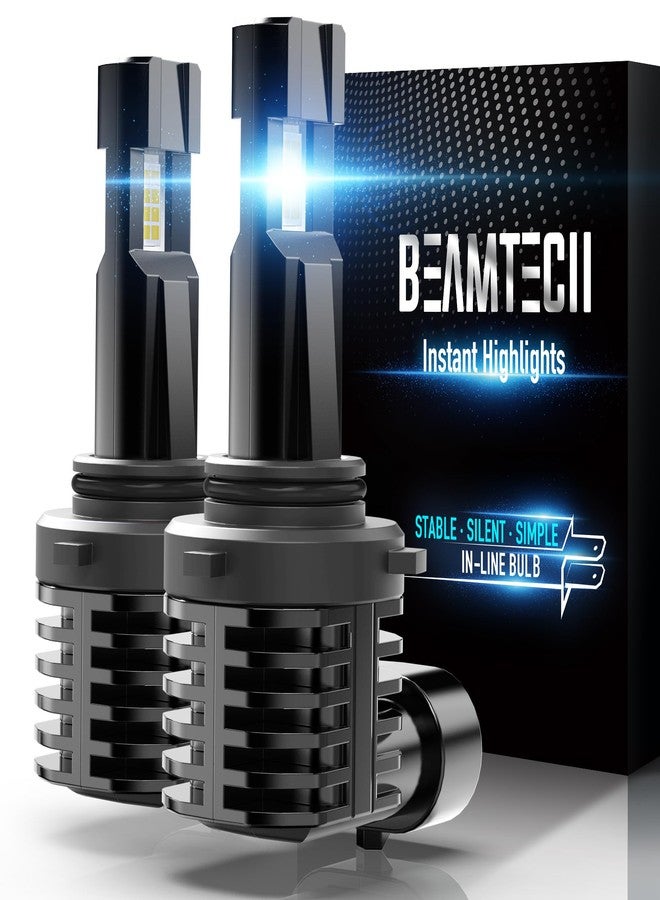 BEAMTECH 9006 HB4 In-Line Fog Light Bulb 6500K Xenon White Fog Light 2 - Image 1