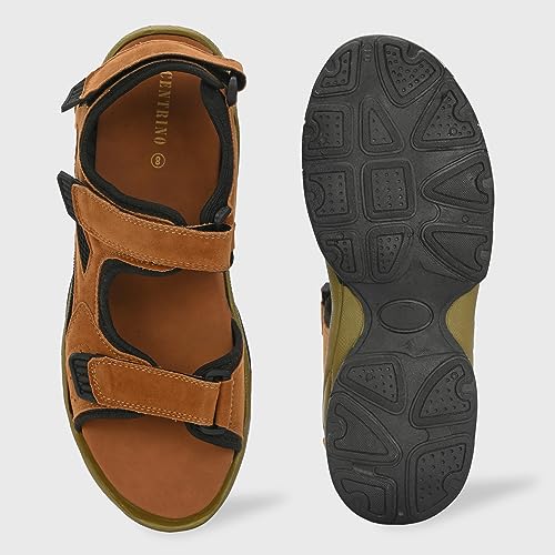 Centrino Men's 3251 Tan Sandal_8 UK (3251-2) - Image 4