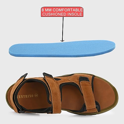 Centrino Men's 3251 Tan Sandal_8 UK (3251-2) - Image 5