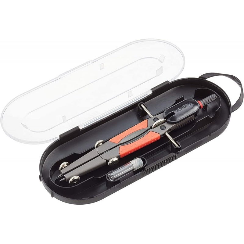 Rotring مجموعة بوصلة مدمجة مع ضبط سريع للرسم الفني والداخلي والمعماري والهندسي - س0676580 - متعدد الألوان - Image 1
