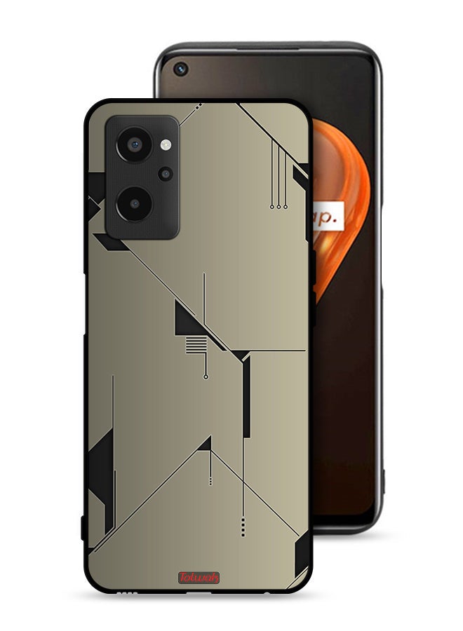 Tolwak Realme 9i 4G Protective Case Cover Minimalism Abstract Digital Art - Image 1