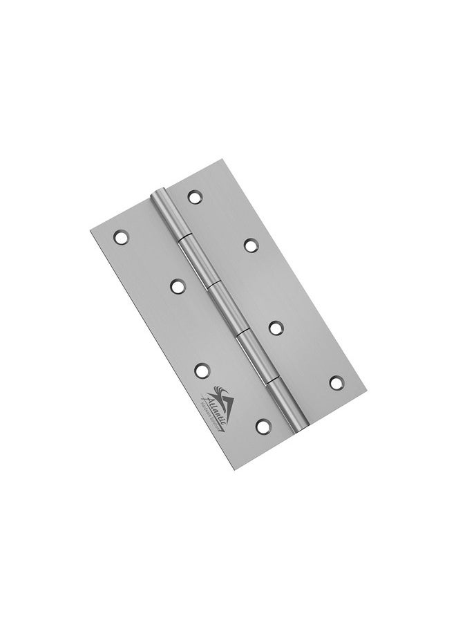 Atlantic - Atlantic Window Door Hinges 4 Inch x 14 Gauge/2 MM Thickness Home, Office, Hotel for Main Window Door, Bedroom, Kitchen, Bathroom, Premium Stainless Steel Welded Head (Matt Finish, Pack of 12 Pcs) - Image 1