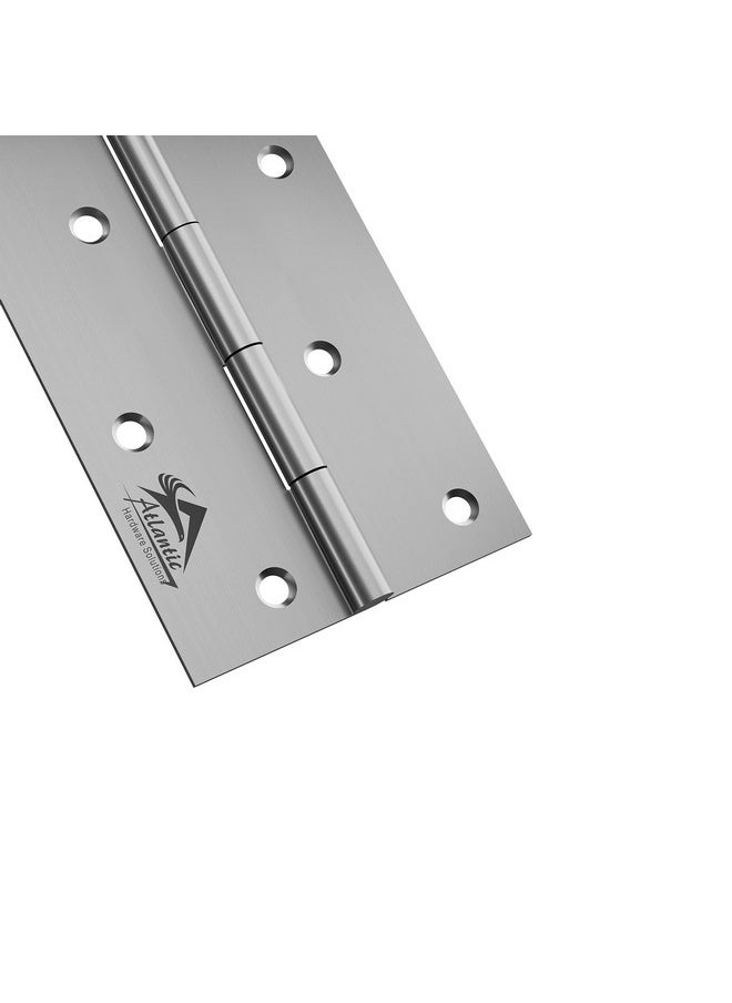 Atlantic - Atlantic Window Door Hinges 4 Inch x 14 Gauge/2 MM Thickness Home, Office, Hotel for Main Window Door, Bedroom, Kitchen, Bathroom, Premium Stainless Steel Welded Head (Matt Finish, Pack of 12 Pcs) - Image 1