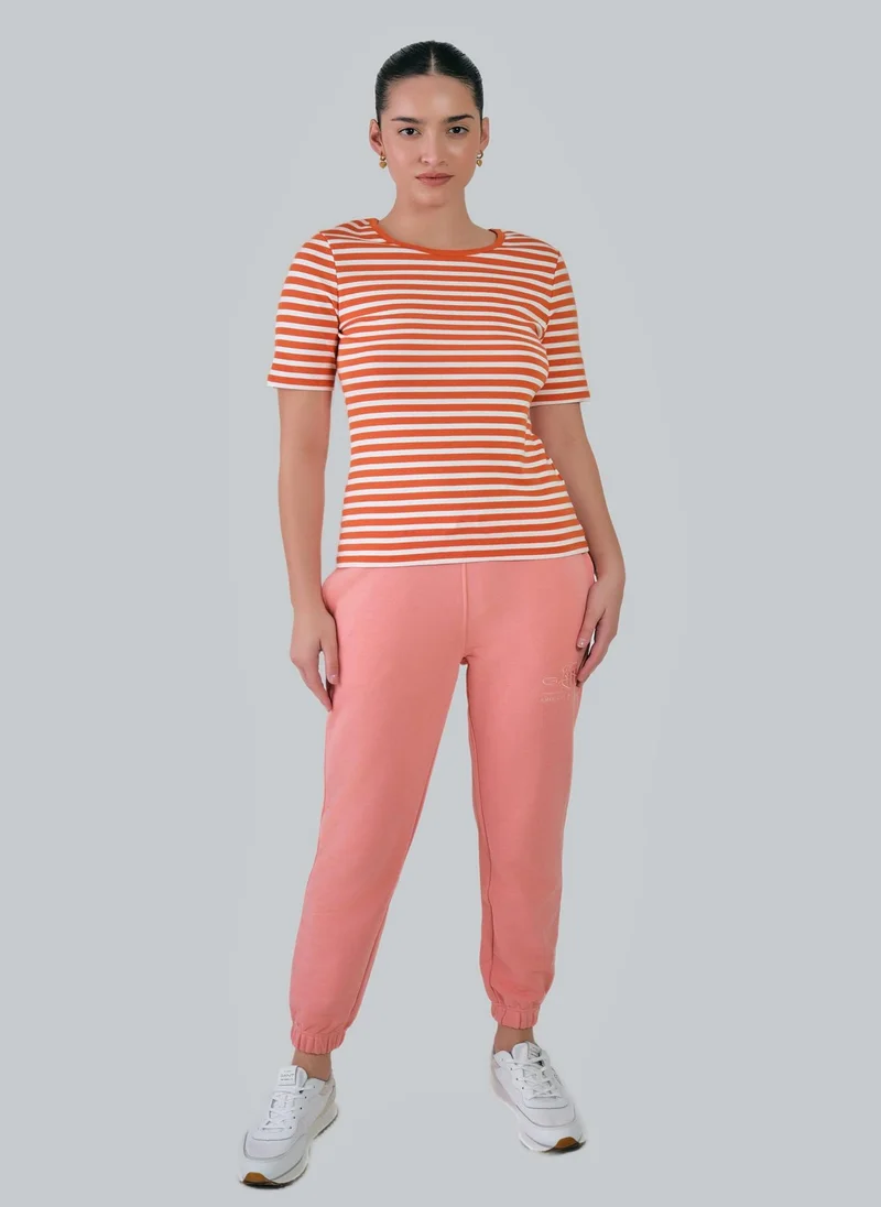 GANT Slim Striped 1X1 Ribbed T-Shirt