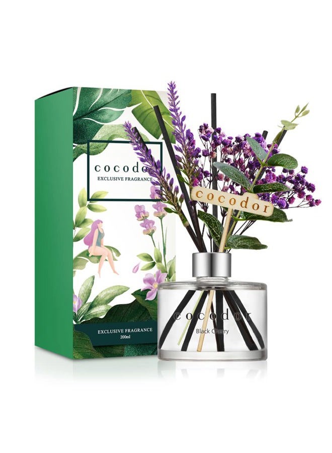 cocodor Lavender Reed Diffuser/Black Cherry / 6.7oz(200ml) / 1 Pack/Home Decor & Office Decor, Fragrance and Gifts - Image 1