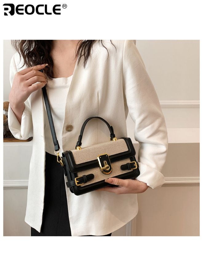 REOCLE Women's Vintage Stripe Embroidered Shoulder Bag with V-Shape Fringe Detail Bohemian Crossbody Purse with Adjustable Strap for Casual Daily Use - Image 2