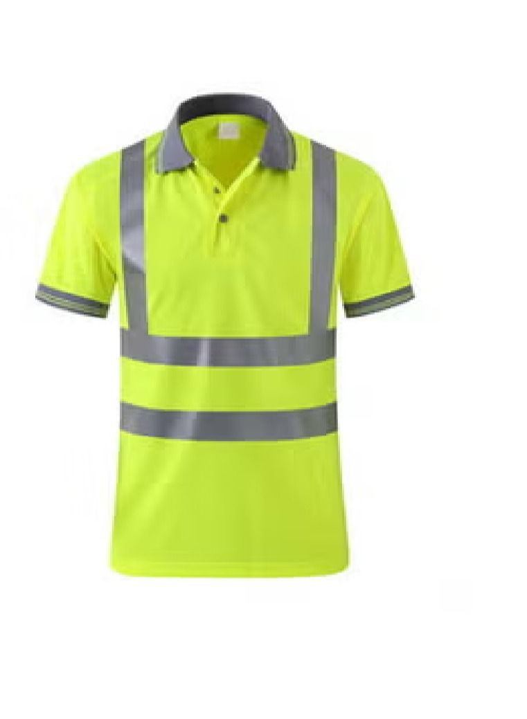 Breathable Short Sleeve Reflective Safety Work Safety T-Shirt  - Image 1