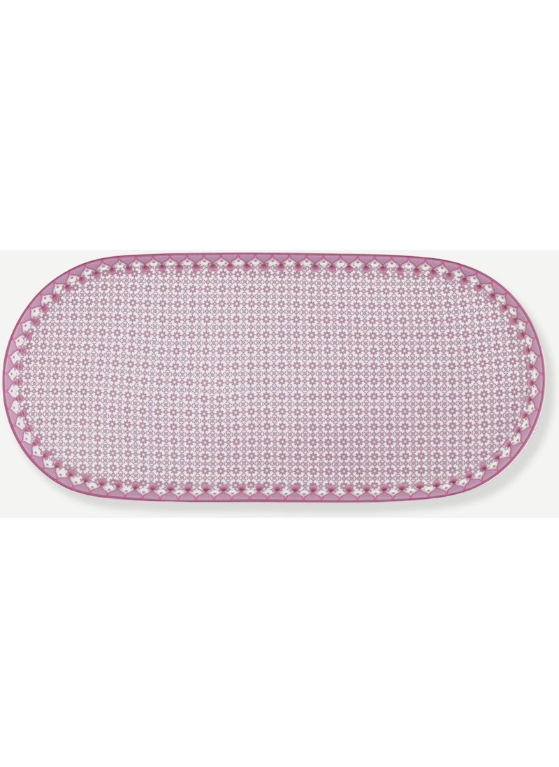 Pip Studio - Lily & Lotus Purple Porcelain Serving Plate 25 cm - Image 1