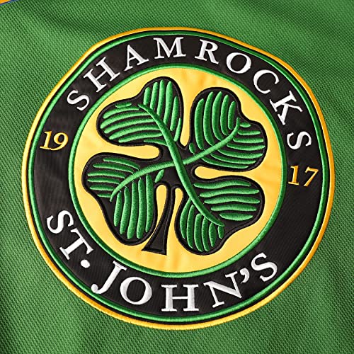 MESOSPERO 3 Ross The BOSS Rhea St John's Shamrocks Jerseys with EMHL Patch Hockey Jersey for Men(Green,Small) - Image 4