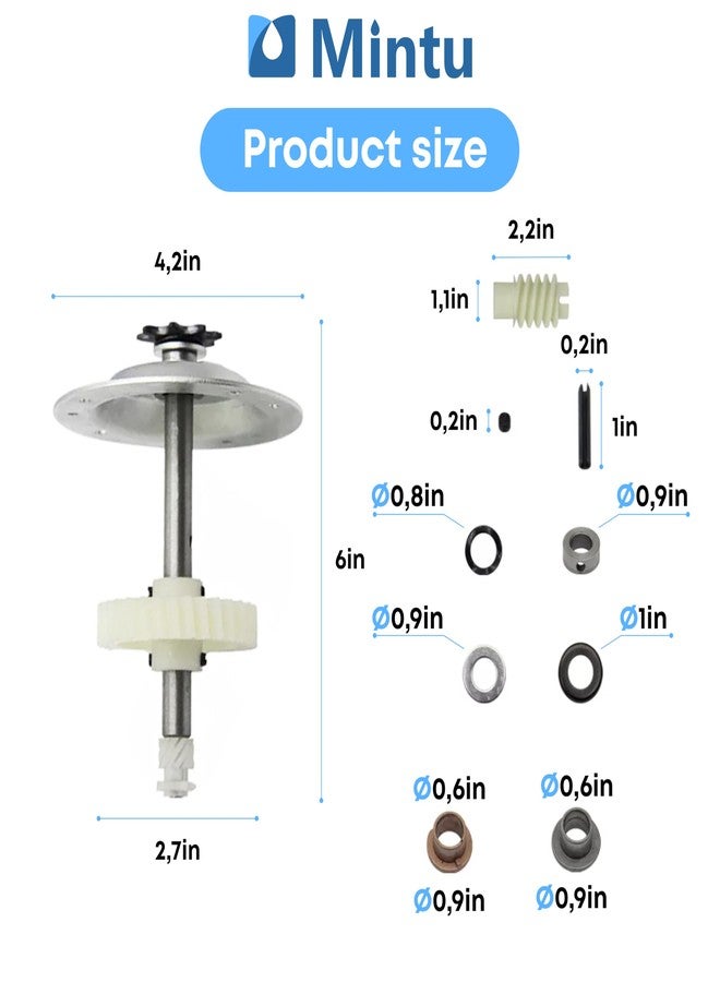 Mintu Gear Sprocket Compatible with Liftmaster 41A5483 2245 3265 3255 1256LM, Chamberlain 2265R 248730 41AC050-1 41CA4220 41A5021 Opener, Craftsman 139.53615SR 139.53995SRT Garage Door Opener - Image 3