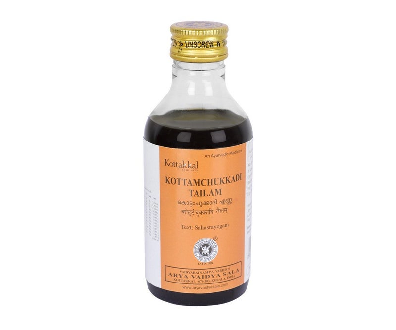 Kottakkal Arya Vaidya Sala Ayurvedic Kottamchukkadi Tailam - 200 ml - Image 5