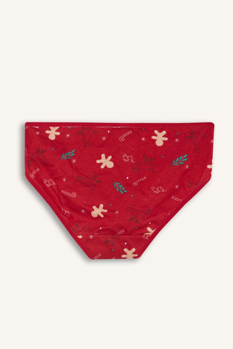 DeFacto Girl Christmas Themed Cotton Slip Panty - Image 3