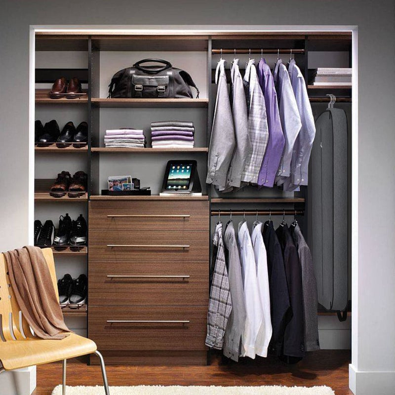 Limoomil حقيبة ملابس ليموميل مقاومة للماء للاستخدام الثقيل للسفر، حقيبة بدلة مقاومة للتمزق للرجال للسفر للبدل، التوكسيدو، المعاطف، الزي الرسمي. 42 بوصة - Image 5