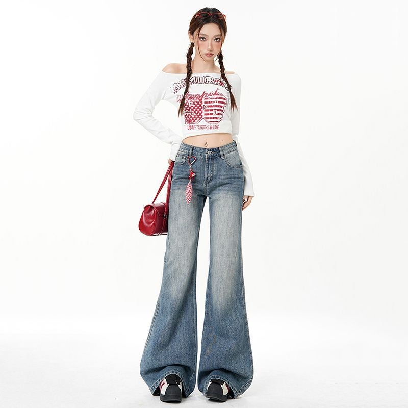 Unisex Casual Daily Denim Jeans - Image 1