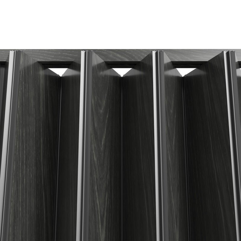 SmartStandard 48" x 80" Accordion Doors Interior, Double Walled Accordion Folding Doors for Closet, PVC Accordian Door for Doorway Bathroom Basement, Easy to Assemble, Black - Image 2