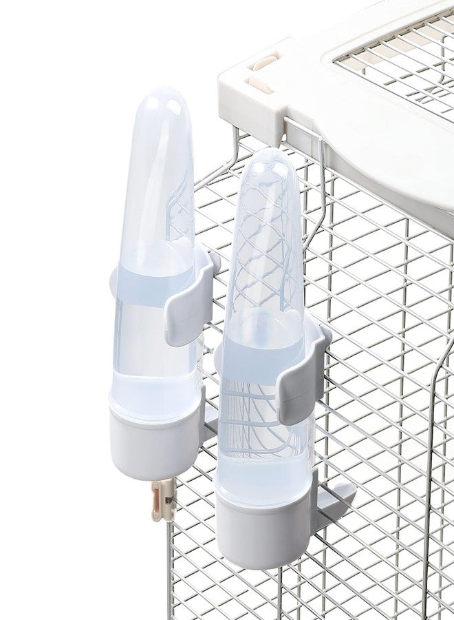 YOOSO WING Bird Feeder Automatic Bird Water Dispenser Set for Cage No Mess Parakeet Cage Water Dispenser PP Material, 200ml/6.8fl oz (2PCS) - Image 1