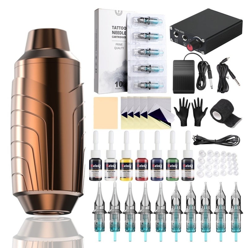 Xiulong Tattoo Machine Kit Cross-Border Supply Line & Shading Tattoo Pen Set CE Certified Complete Tattoo Tools