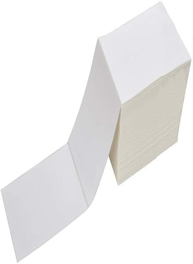Immuson 100 Fanfold 4 x 6 Direct Thermal Shipping Labels with Perforations, Fanfold Direct Thermal Labels for Thermal Printer - Image 1