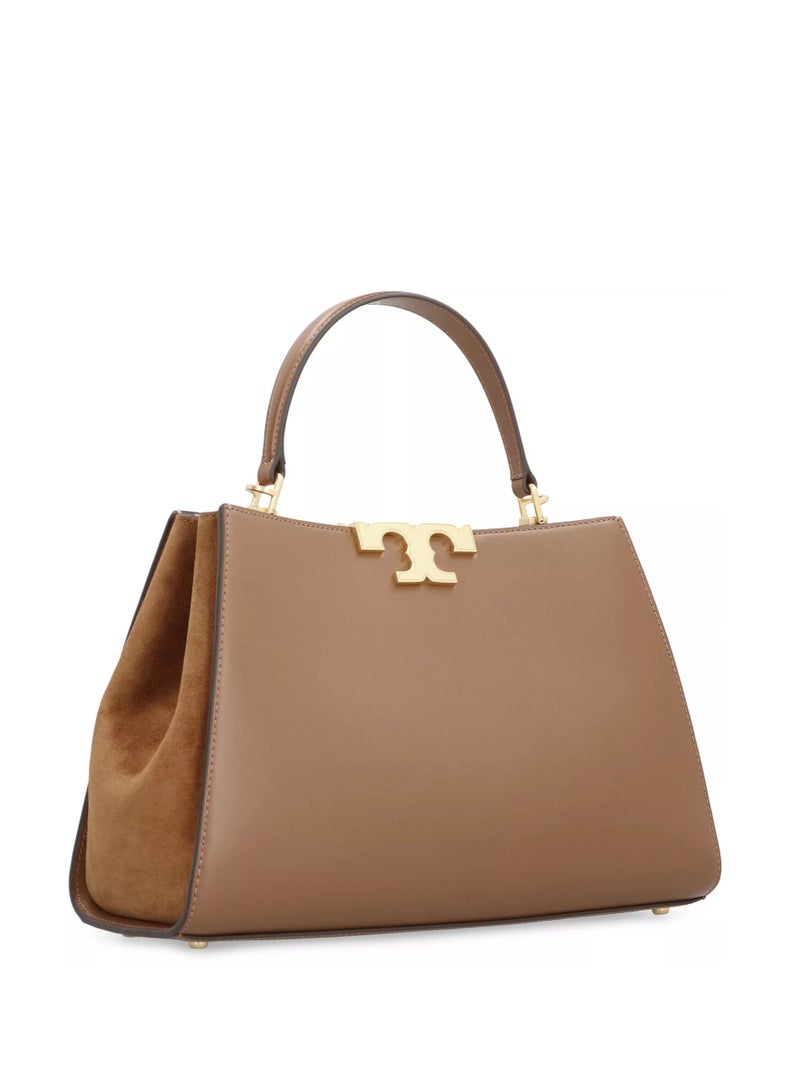 Burch Tory  Eleanor Leather Suede Trimmed Shoulder Crossbody Tote Bag - Image 2