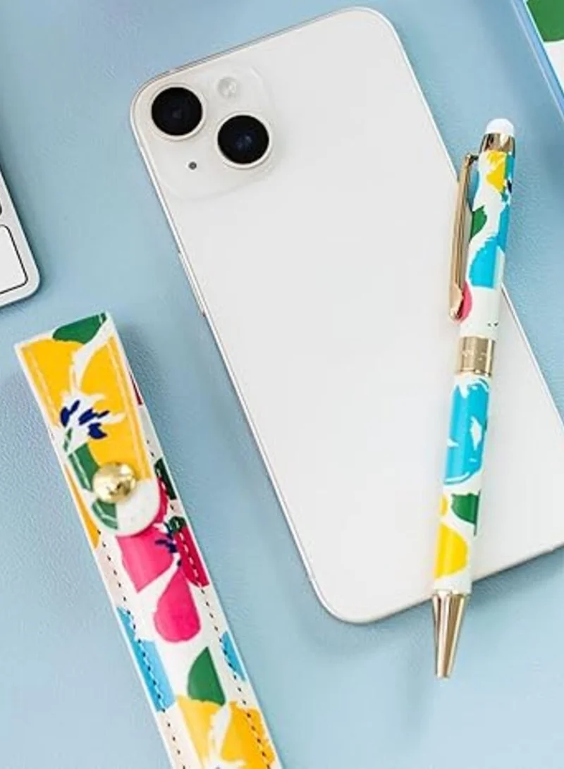 كيت سبيد نيويورك Painterly Bouquet Stylus Pen with Pouch