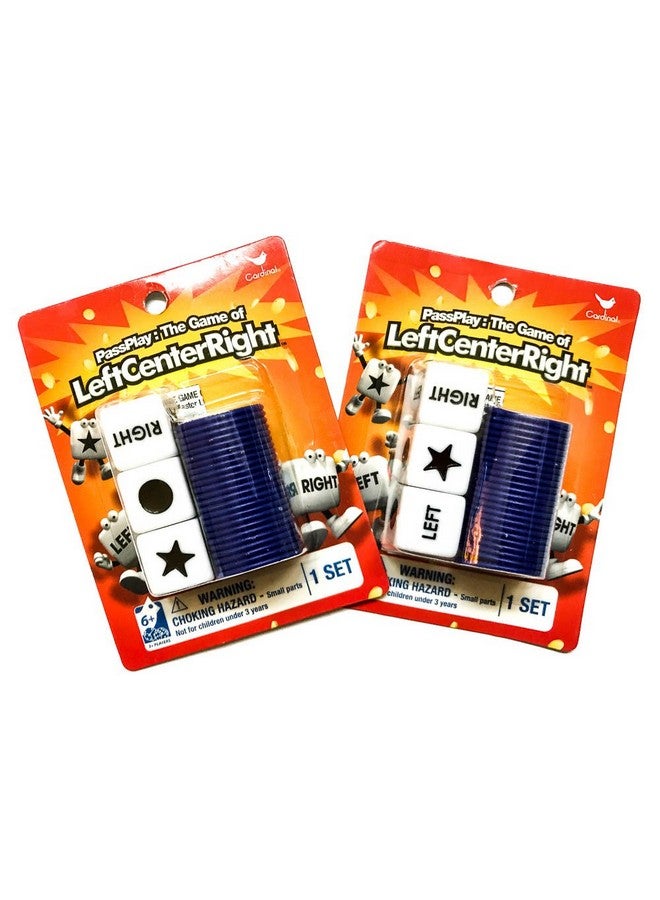 Greenbrier PassPlay: The Game of Left Center Right (Pack of 2 Travel Games) - Image 1