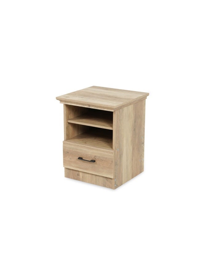 Pan Home طقم غرفة نوم غريمسبي 5 قطع 180×200 سم خشب هندسي - جوزي - Image 3
