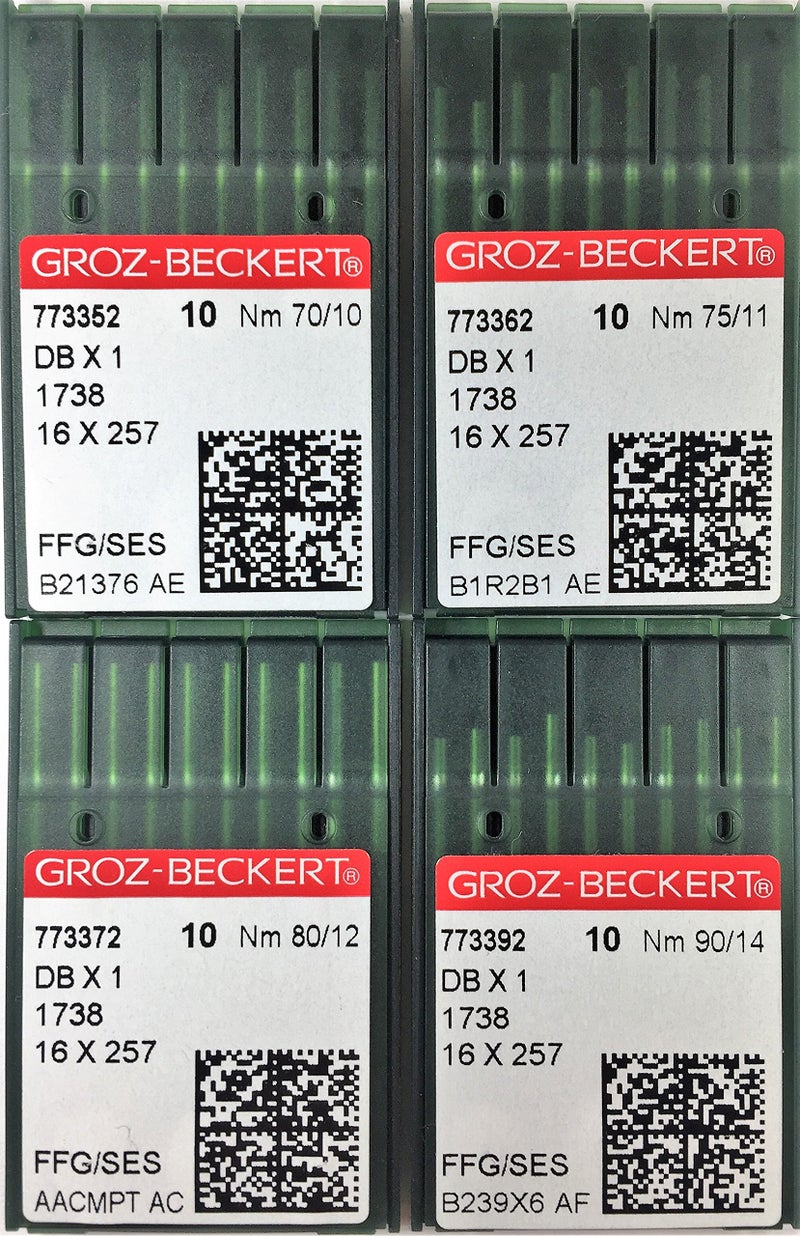GrozBeckert 40PCS GROZBECKERT Sewing Machine Ball Point Needle JUKI DDLBrother DB2 More 16X257 DBX1 Size7010751180129014 Each Pack Have 10PCS NEEDLS - Image 3