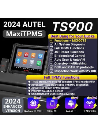 Autel MaxiTPMS TS900 + Free MaxiVideo MV108 TPMS Programming Tool Sensor Programmer Vehicle Diagnostic Scan Tool OBD2 Code Reader - pzsku/Z9026DDEC44A50FF6DC8BZ/45/1748236628/00023c17-a41a-4087-9be5-b8f728a53838
