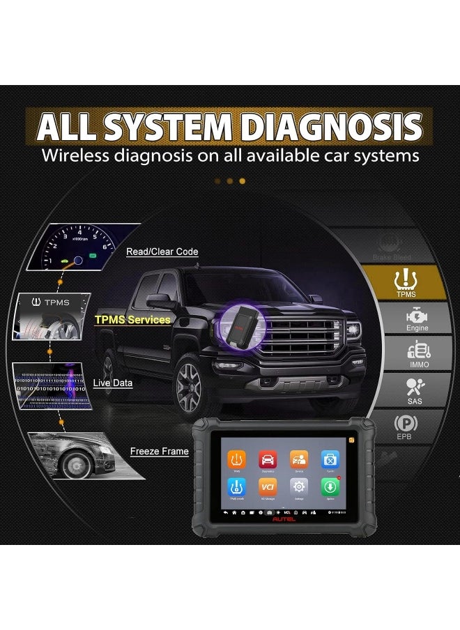 Autel Autel MaxiTPMS TS900 + Free MaxiVideo MV108 TPMS Programming Tool Sensor Programmer Vehicle Diagnostic Scan Tool OBD2 Code Reader  - Image 2
