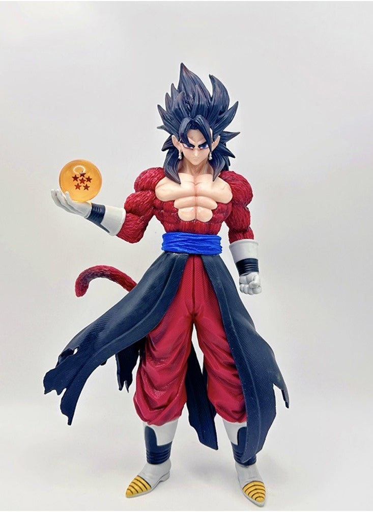 Generic - Dragon Ball Black Hair Goku Super Saiyan Standing Statue Anime Scene Figure Model Ornament Gift - Image 1