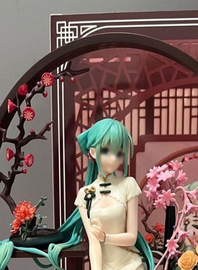 Hatsune Miku Adorable Shaohua Cheongsam Figure with Detachable Hands - Ideal Gift for Girls - Image 2