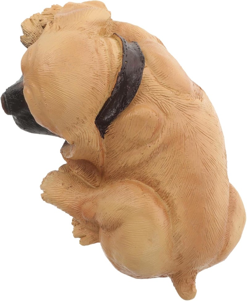 Puppy Garden Key Hider Box Realistic Outdoor Key Storage Holder for Garden Decoration Natural Dog Design Hide Key Holder for Outside Use - Image 1
