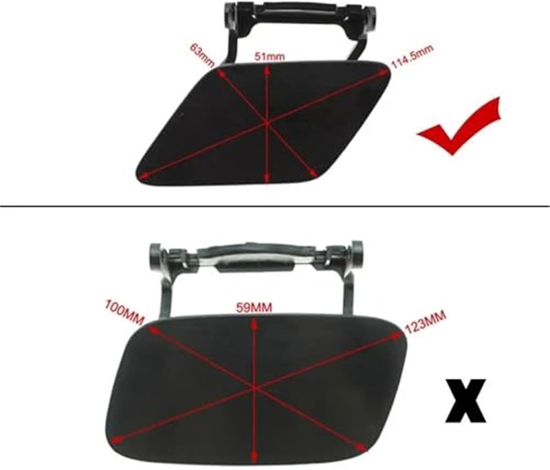 Wivplex Headlight Washer Nozzle Cover for B9 A4 - Image 3