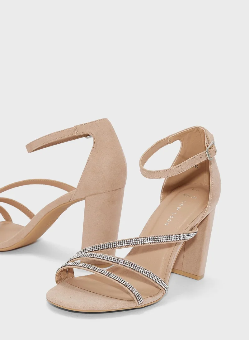 NEW LOOK Sparkle Ankle Stap Sandals