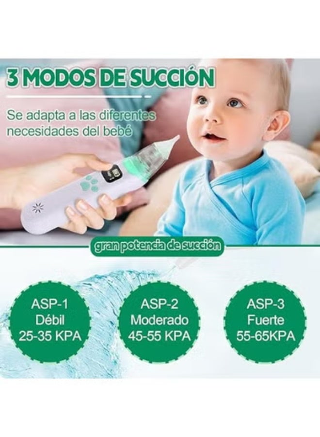 Electric Baby Nasal Cleaner - USB Charging & Adjustable Suction - 3 Levels, with Soothing Music & Light Functions - Image 2