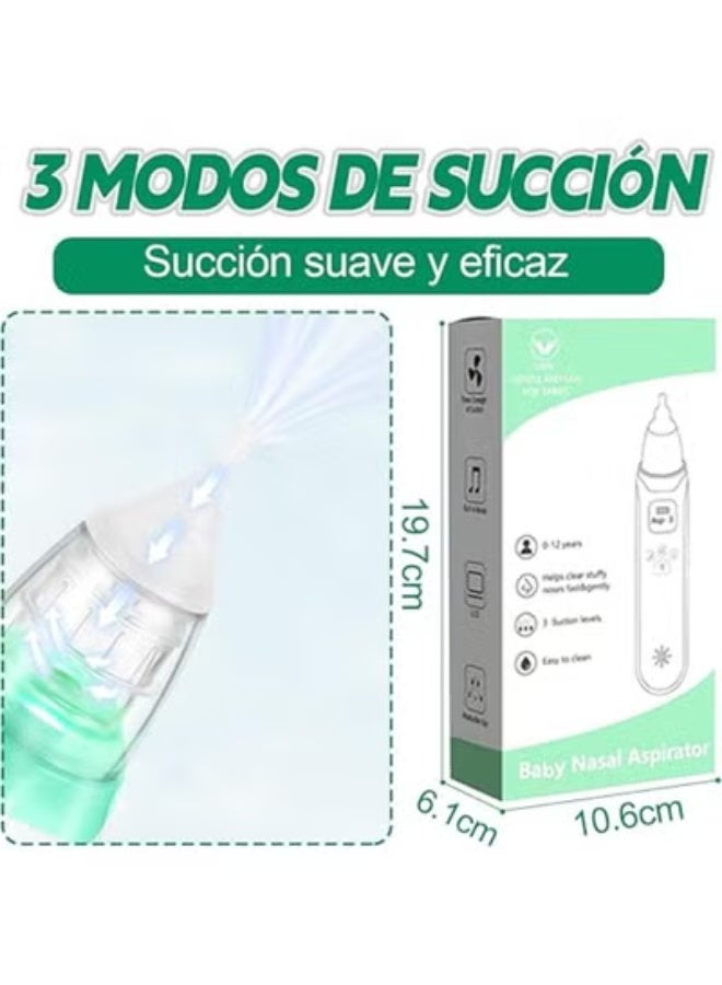 Electric Baby Nasal Cleaner - USB Charging & Adjustable Suction - 3 Levels, with Soothing Music & Light Functions - Image 5