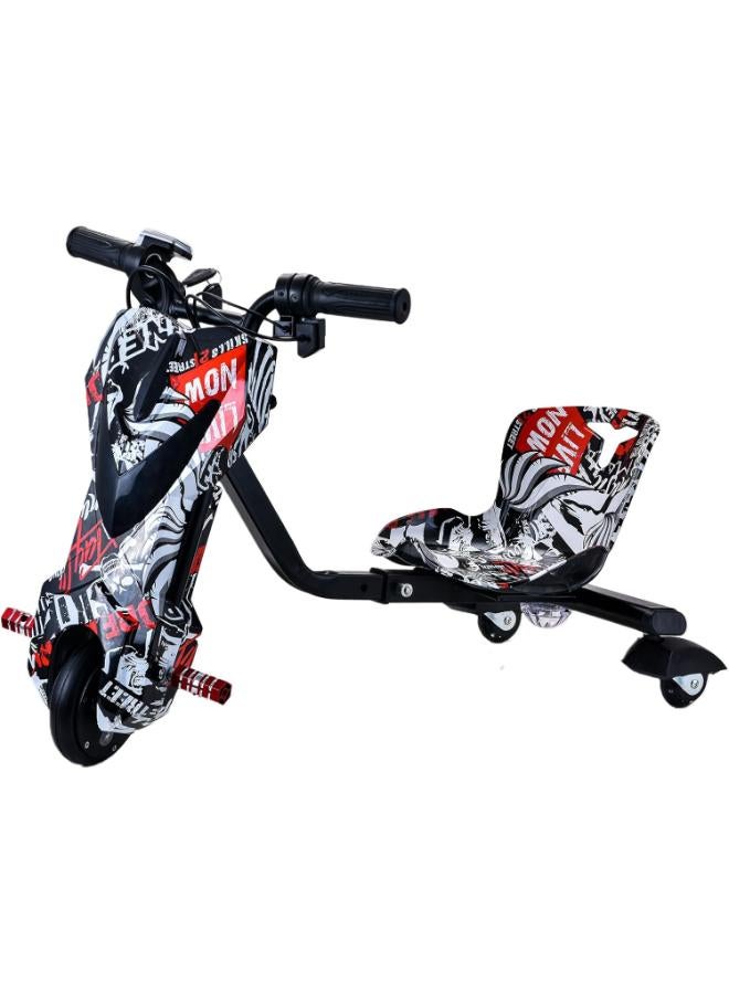 Mini 36V 3‑Wheel Drifting Electric Scooter with Bluetooth & Helmet Pad Set - Image 1