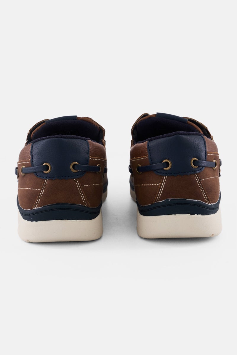 English Laundry Men Lace Up Casual Shoes, Brown - Image 2