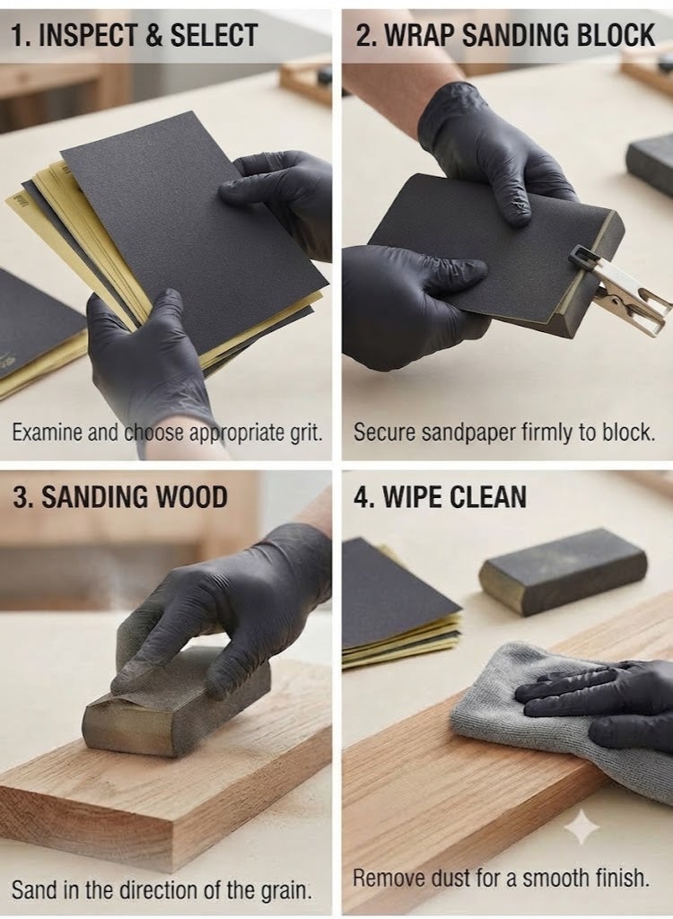 KNP Waterproof Sanding Paper 230 X 280mm - 600 Grit PACK OF 10 - Image 2
