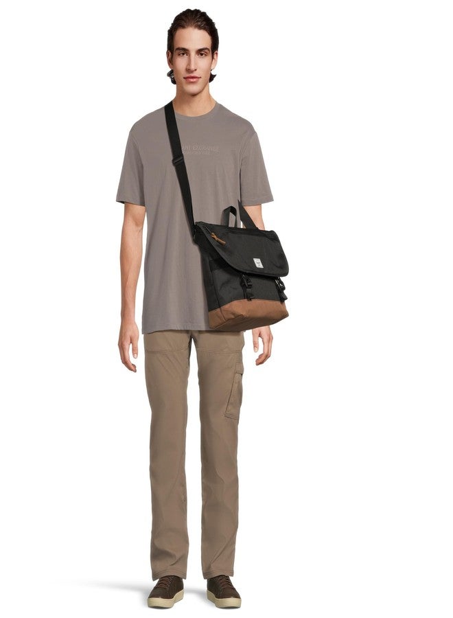 هيرشل سبلاي كو حقيبة هيرشل سابلاي كو. كوف ماسنجر، أسود/بني فاتح - Image 5