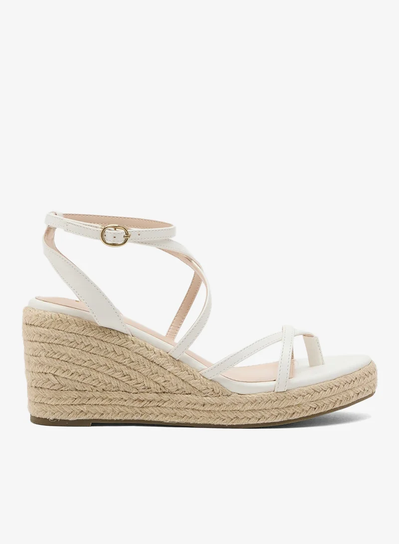 ELLA Multi-Strap Mid Wedge Sandal